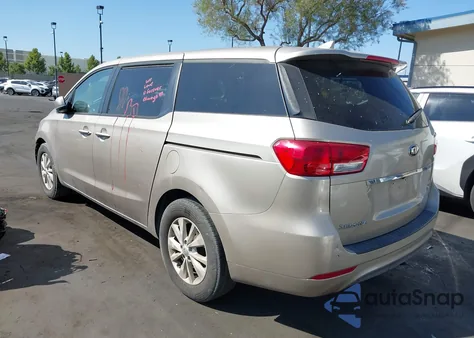 2017 Kia Sedona Lx from USA, damaged, VIN KNDMB5C14H6244871